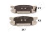 ASHIKA 51-03-317 Brake Pad Set, disc brake